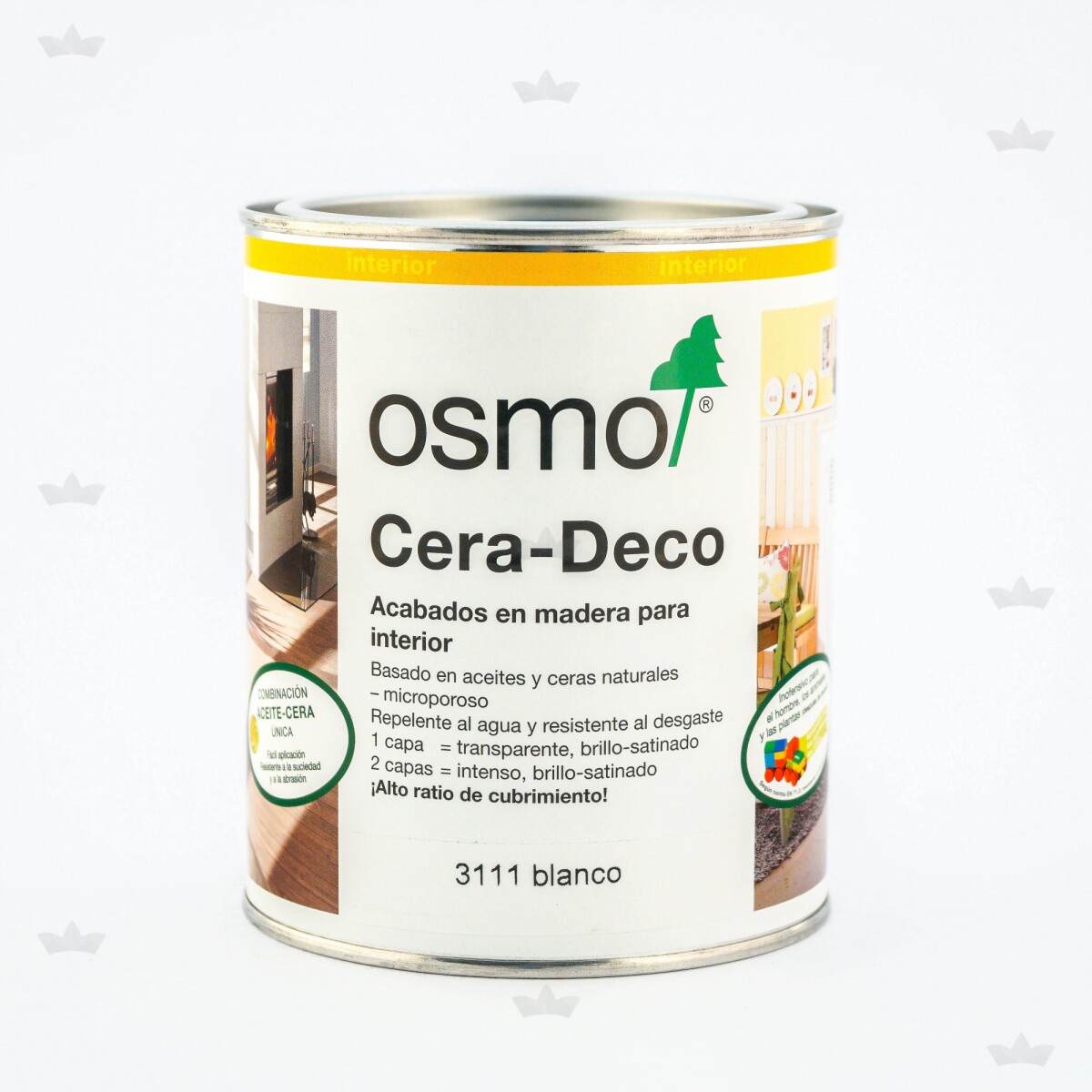 OSMO 3111 CERA-DECO BCO TRANSP. 0.75 LT. 