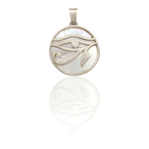 Dije Colgante Ojo de Ra-Plata 925-Nacar-CP4208 Conpiedra