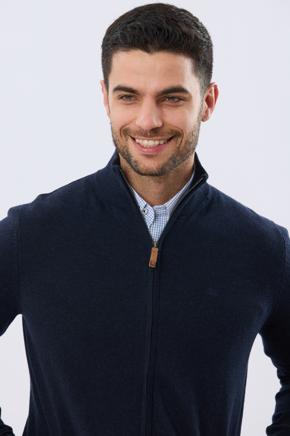 CAMPERA TEJIDA Azul