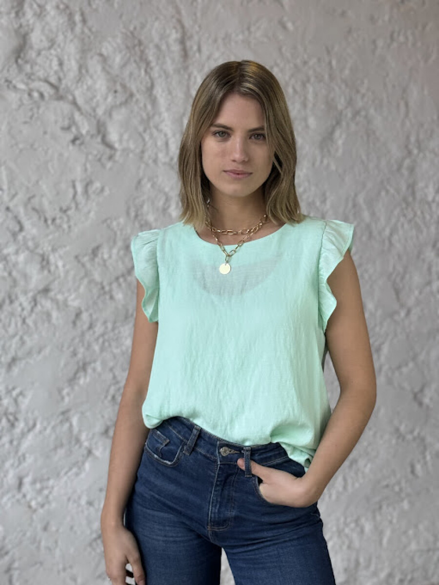 Blusa Valeria - verde agua 