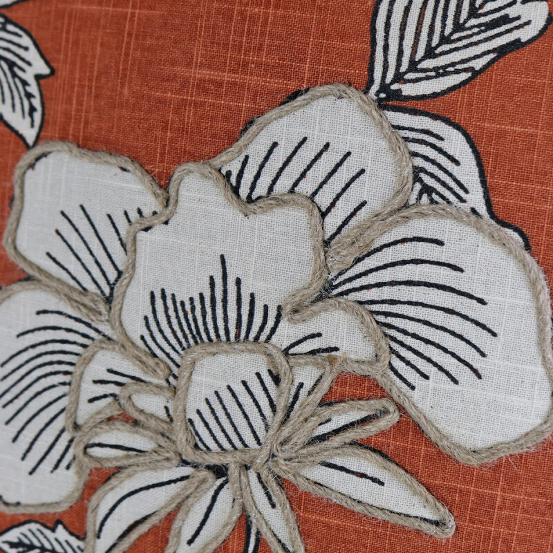 COJIN CUAD TERRACOTA ESTAMP 45X45CM Unica