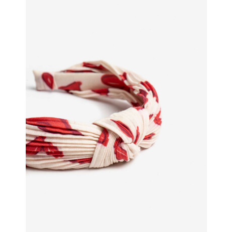 Vincha Rigida San Valentin Estampado Geometrico