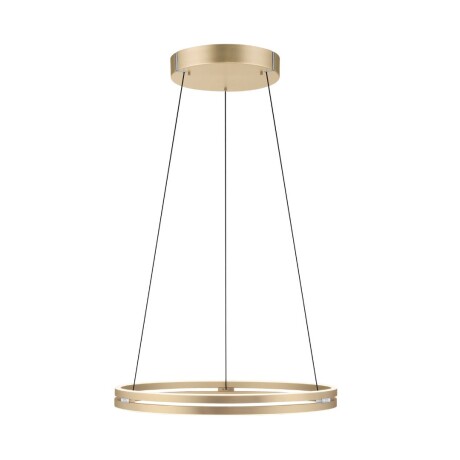 Colgante led anillo motorizado 44w 70cm a control remoto con varias funciones, Dorado. Colgante led anillo motorizado 44w 70cm a control remoto con varias funciones, Dorado.