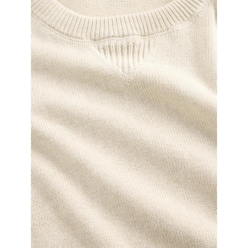 LS COTTON CREW CHINO