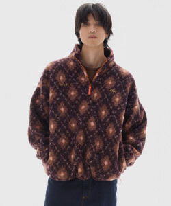 Buzo Boy Print Bordeaux