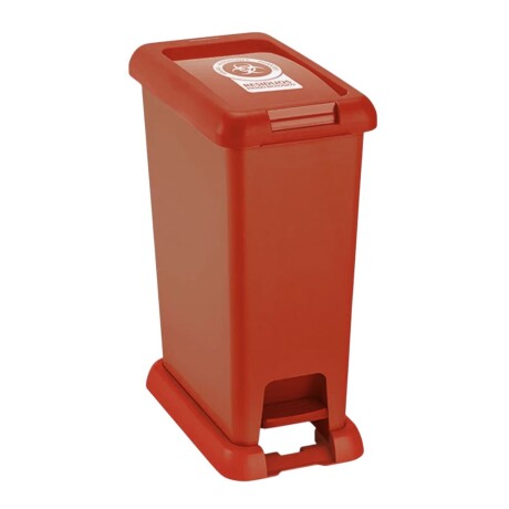Papelera Basurero Con Pedal Rimax - 20 litros Rojo