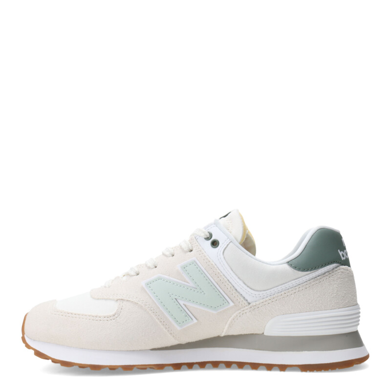 Championes de Mujer New Balance Classics Traditionnels 574 Nude - Verde