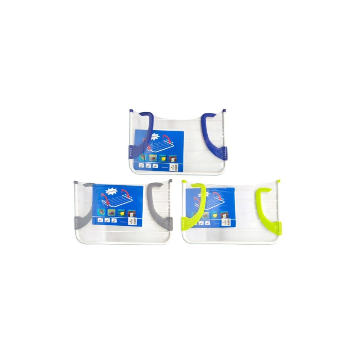 TENDEDERO ROPA BALCON 55X34CM - BLANCO 