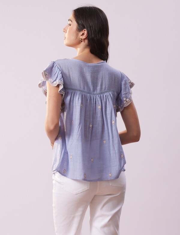 Blusa Bordada CELESTE