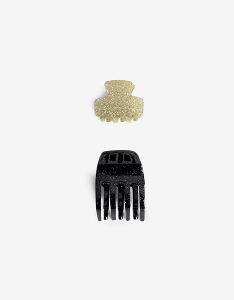 Broches Sets Glitter Set De Broches Combinados - Combinacion Bicolor