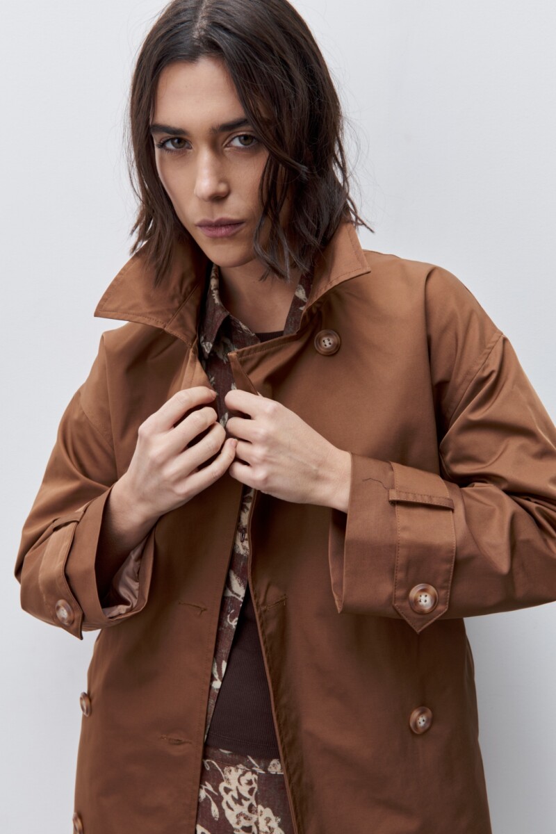 TRENCH ZUNO Chocolate
