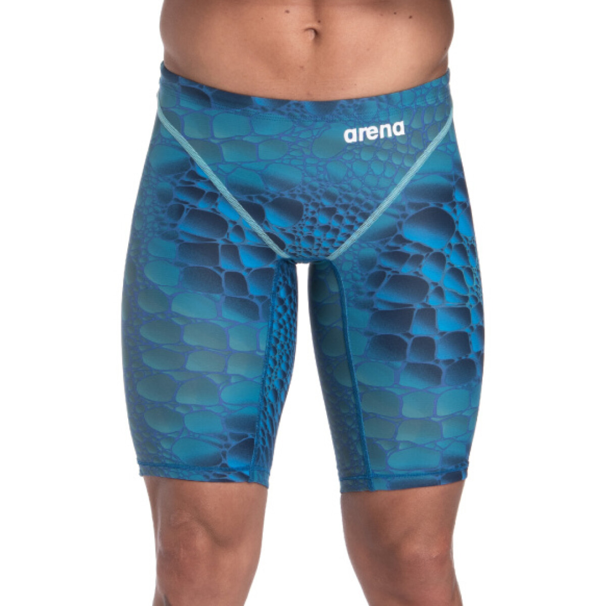 Malla De Competición Para Hombre Arena Men's Powerskin St Next Limited Edition Jammer - Azul Abyss Caimano 