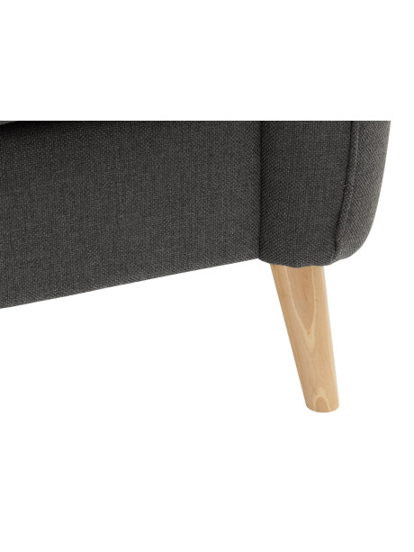 Sillón AAARHUS 1 cuerpo tela gris osc Sillón AAARHUS 1 cuerpo tela gris osc