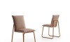 Juego de comedor - 4 sillas Soft Atria Rectangular - Marrón Juego de comedor - 4 sillas Soft Atria Rectangular - Marrón