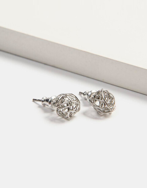 Aros Pasantes Metal Aros Metal Ovillo - Plateado Rodio