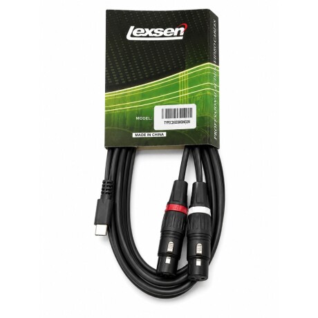 Cable Adaptador Lexsen Yc885 2 Xlr A 1 Usb Tipo C 2m Cable Adaptador Lexsen Yc885 2 Xlr A 1 Usb Tipo C 2m