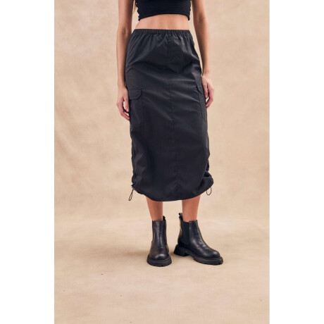 Falda Parachute Negro