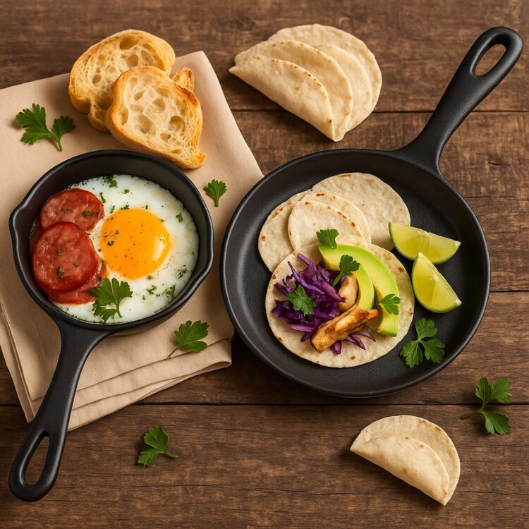 PACK SARTEN DE HIERRO GRANDE Y CHICA - (26,6 y 12 CM) PACK SARTEN DE HIERRO GRANDE Y CHICA - (26,6 y 12 CM)