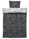 Juego funda nórdica perc PAULA 155x220 bl/gr Juego funda nórdica perc PAULA 155x220 bl/gr