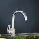 GRIFERIA DE MESADA COCINA MONOCOMANDO CROMO SIENA AQUALIA CROMO