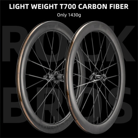 Ruedas Rockbros T700 Rayos de Carbono 55MM 001