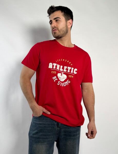 Remera estampada Ale Rojo