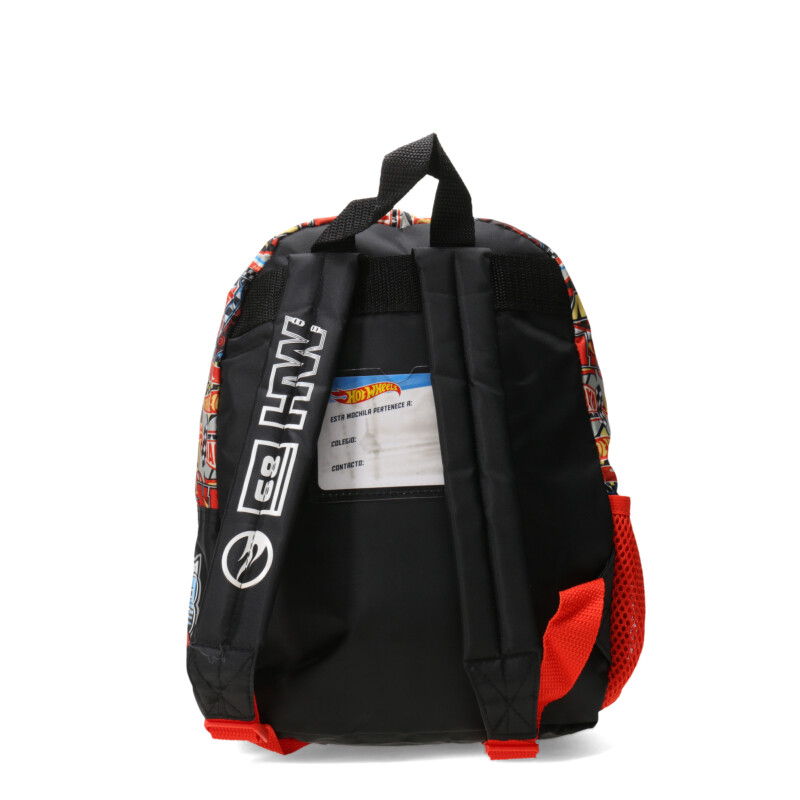 Mochila Hot Wheels Speed Small Negro - Rojo
