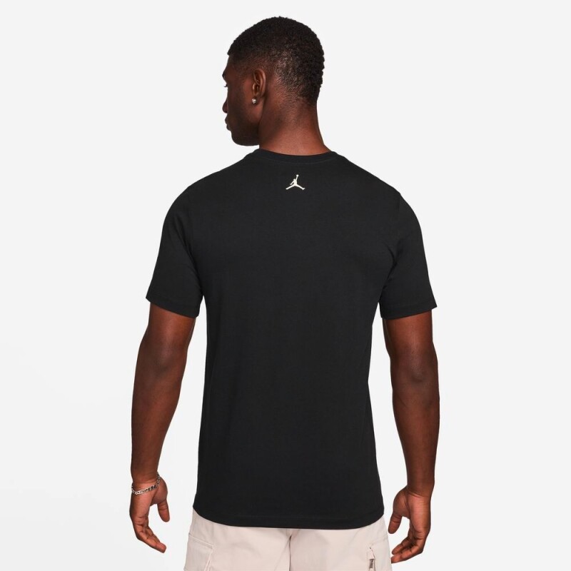 Camiseta Jordan Mvp Crew de Hombre Negro