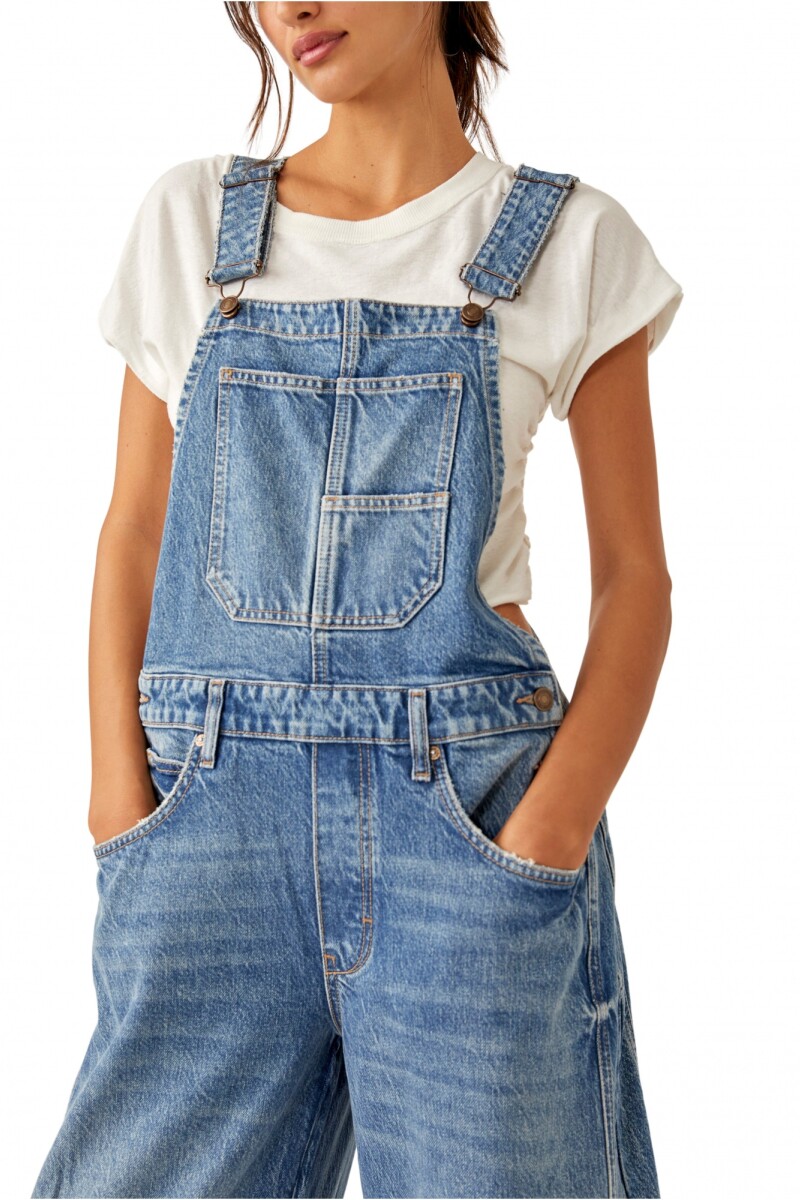 JARDINERO DENIM GOOD LUCK Azul