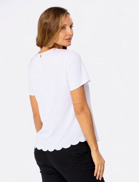 BLUSA A LA BASE Blanco