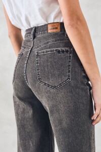 Jean Wide Denim Gris