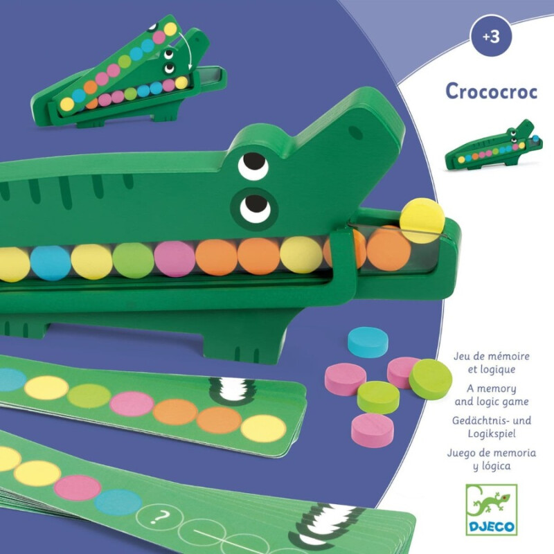 Juego De Mesa Crococroc +3 Djeco Juego De Mesa Crococroc +3 Djeco