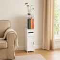 MUEBLE ORGANIZADOR BAÑO PAPEL HIGIENICO 80X20CM Blanco