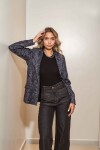 BLAZER ALLEGRA ANIMAL SNAKE DARK GRAY BLAZER ALLEGRA ANIMAL SNAKE DARK GRAY