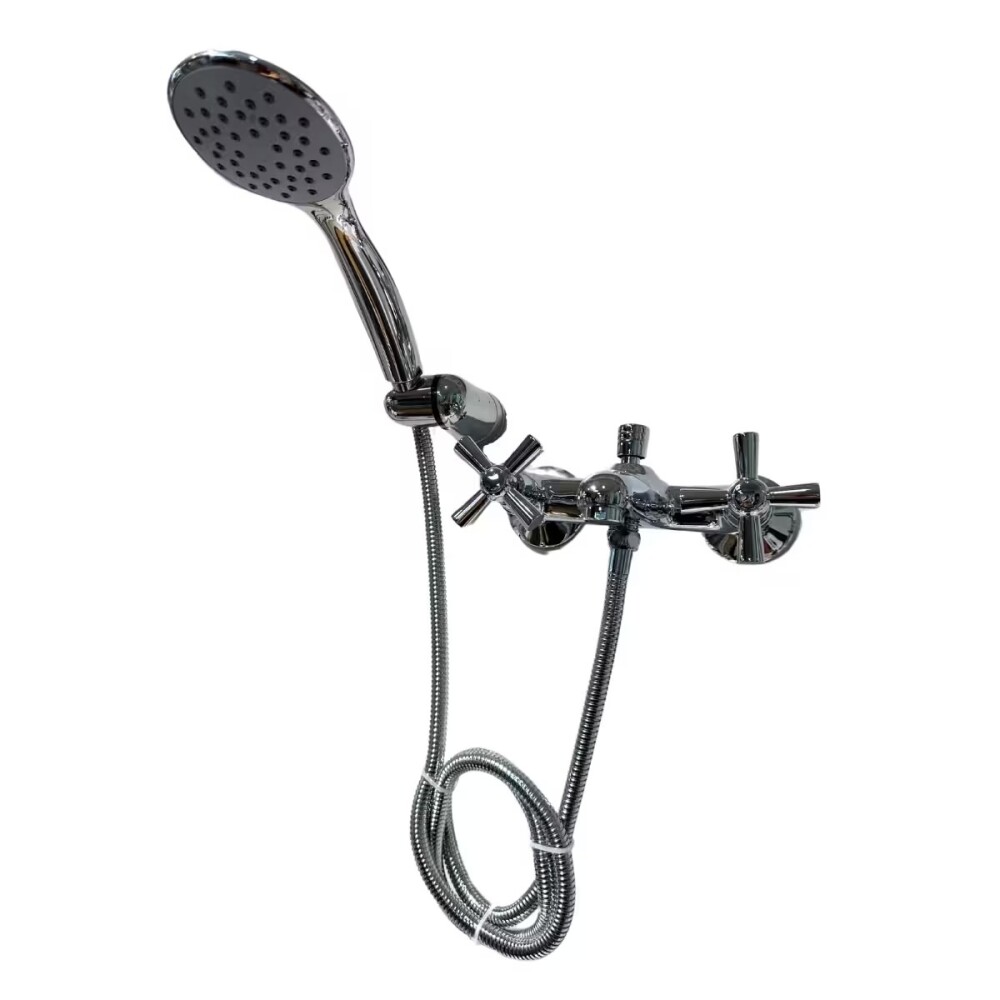 Grifería de ducha monocomando exterior con transferencia Cuzco Cromado Brillante Grifería De Ducha Monocomando Exterior Con Transferencia Cuzco Cromado Brillante