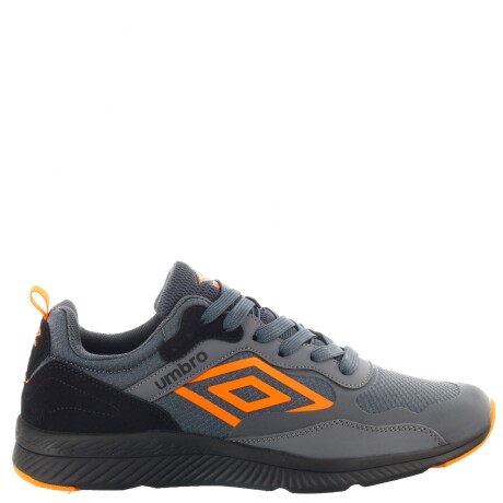 Championes de Hombre Umbro Desert Negro - Anaranjado