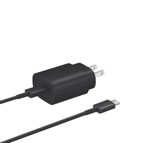 Samsung 25w Usb-c Power Adapter With Usb-c Cable Black Samsung 25w Usb-c Power Adapter With Usb-c Cable Black