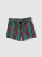 Pantalon Corto Rayas Verde Nuevo