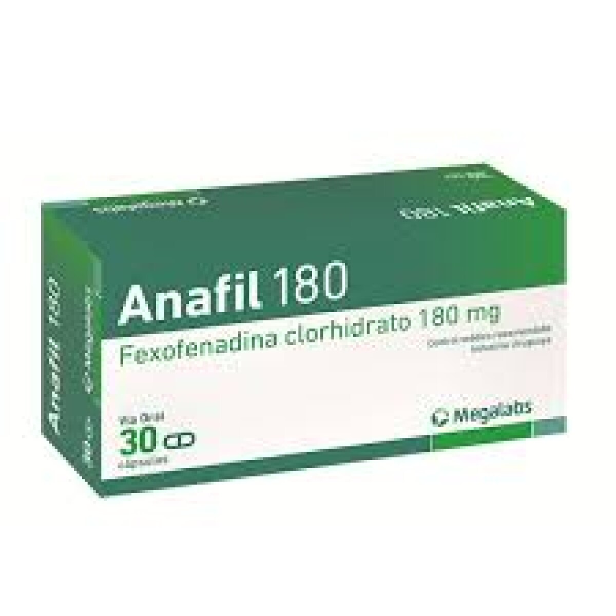 Anafil 180 Mg 30 Cápsulas 