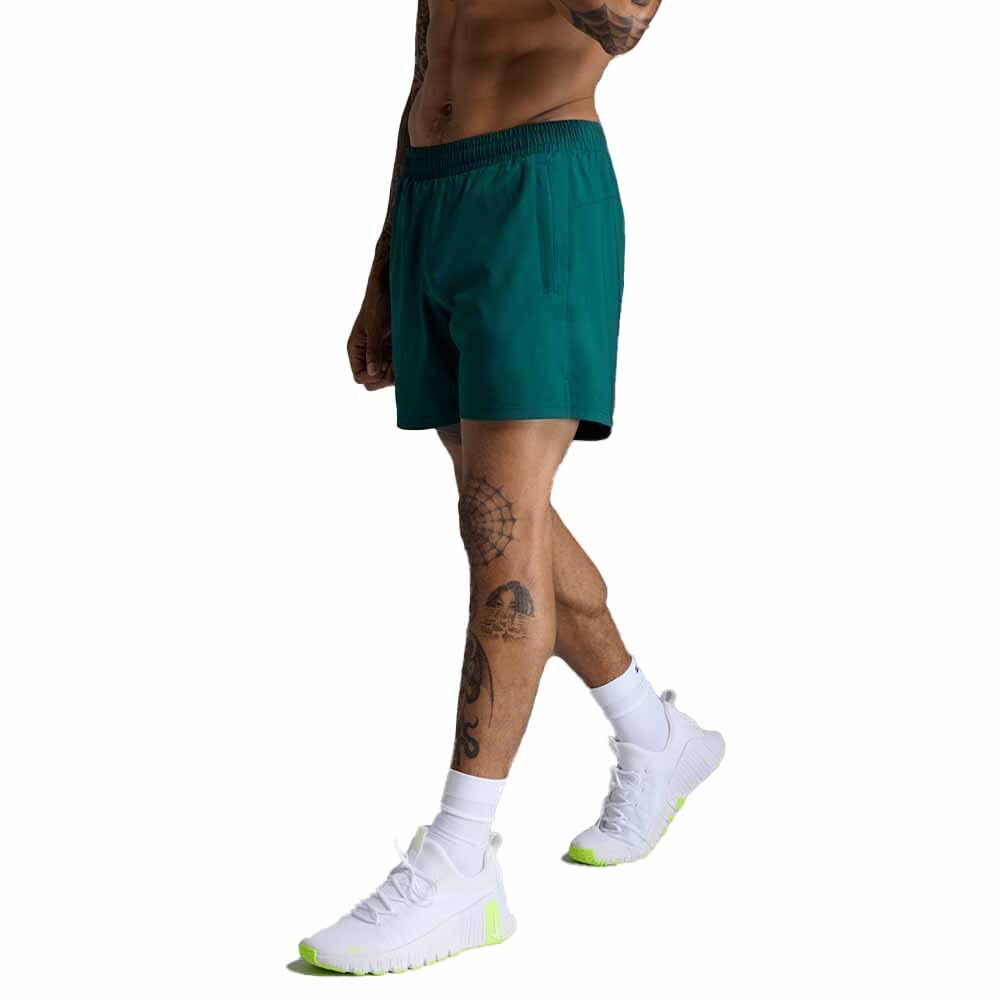 Motion 5.5 Inch Shorts - Hombre Dark Moss/white