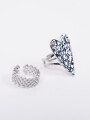 Anillo Cora Plateado