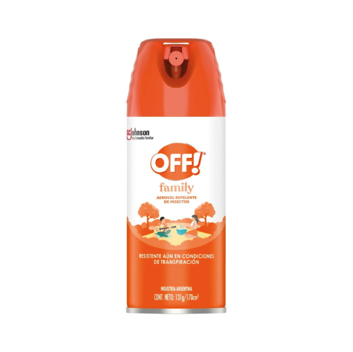 REPELENTE AERO OFF 170CC NARANJA 