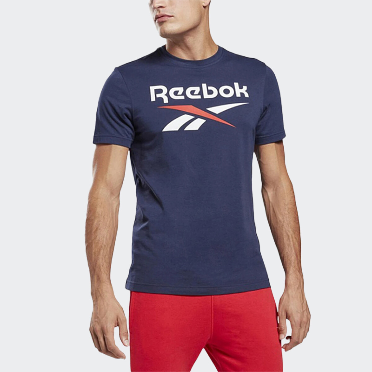 Remera Reebok Identity Big Logo - Azul 
