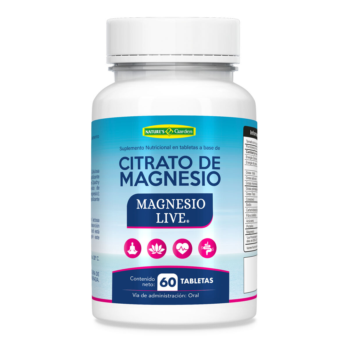CITRATO DE MAGNESIO NATURES GARD CJ X 60 
