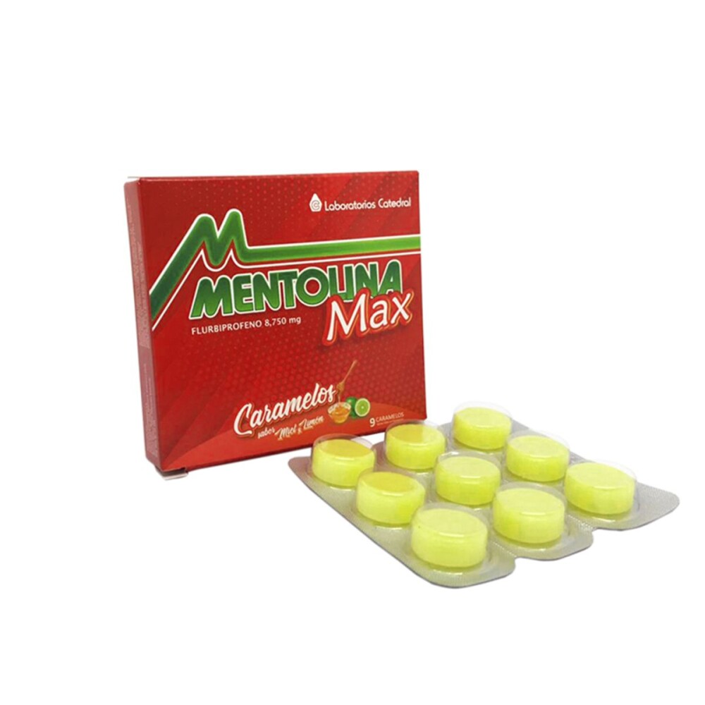 MENTOLINA MAX CJ X 9 CARAMELOS única