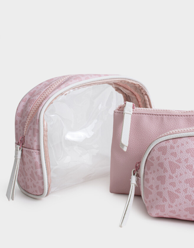 Porta Cosméticos Set De Portacosméticos - Rosa Viejo