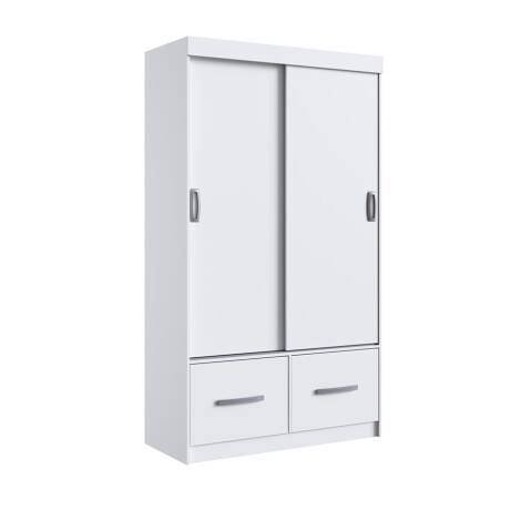 Ropero Colon Blanco 2 Cajones 3 Estantes gfx0001 BLANCO