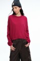SWEATER COSTURA Fucsia