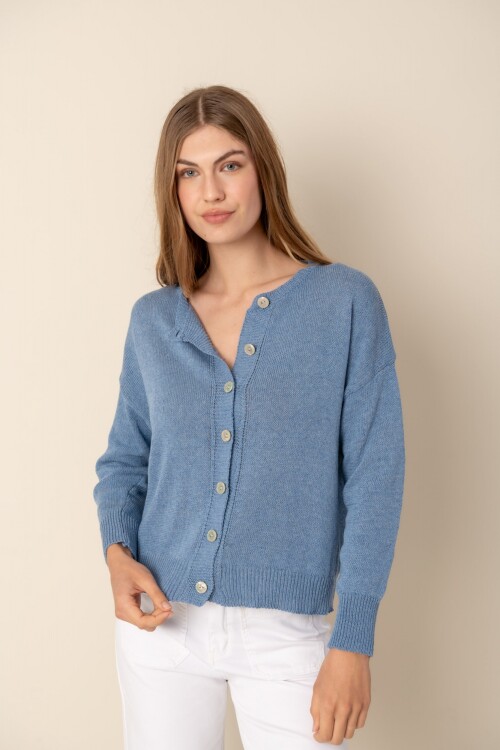 Cárdigan dama Blue