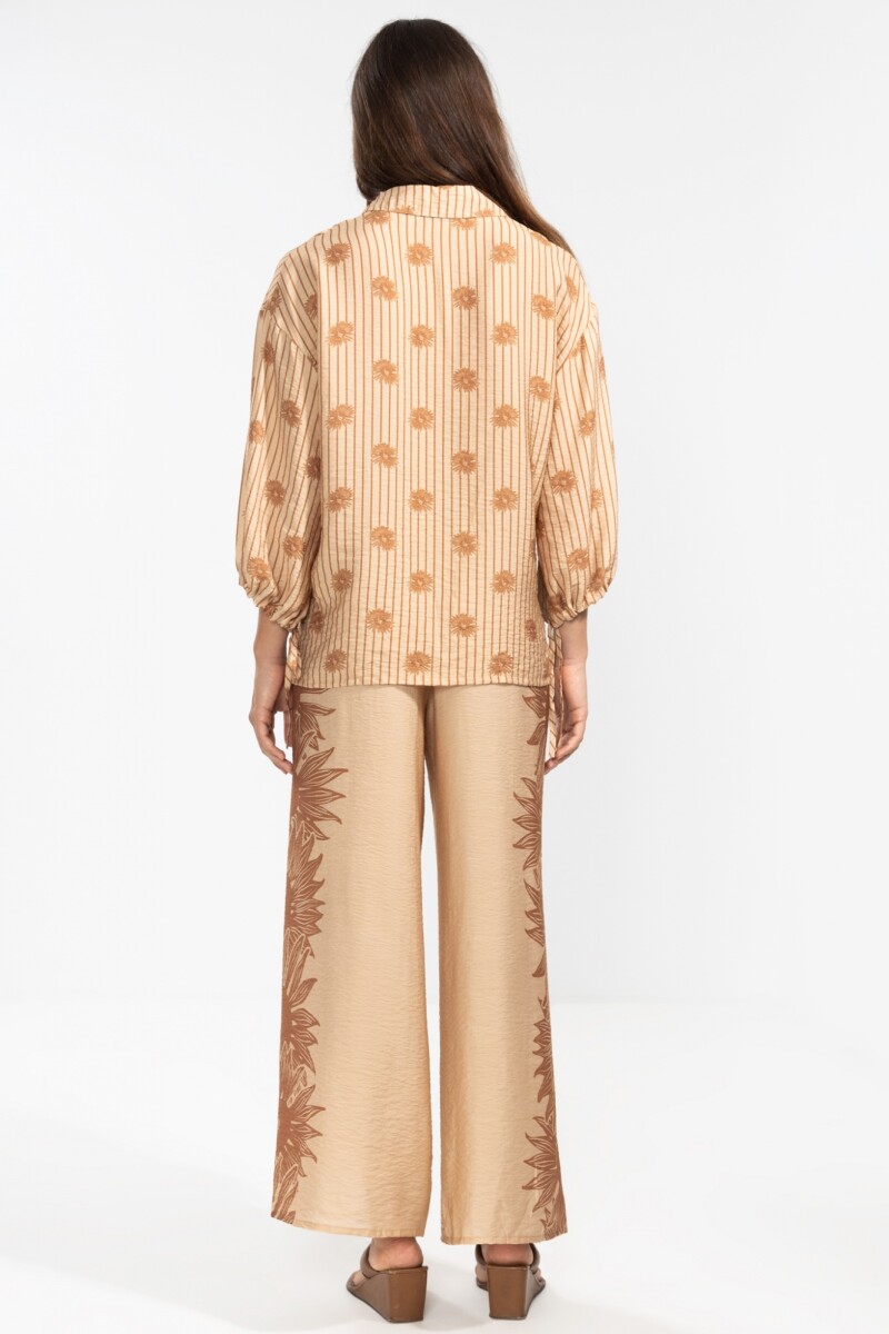 FLO SHIRT Bloomline Camel